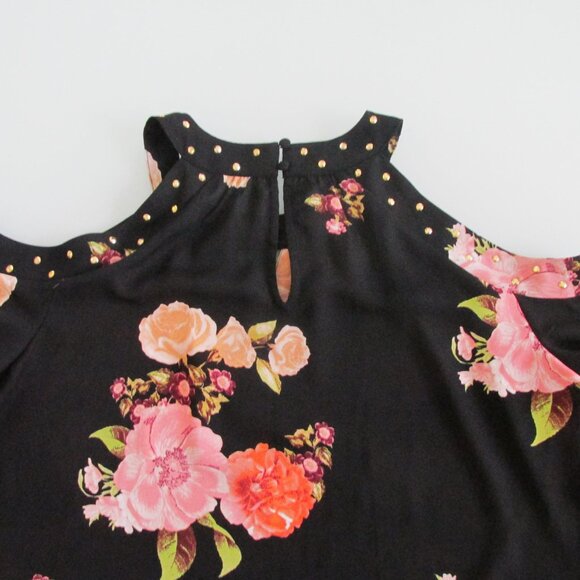 INC International Concept Women's Cold Shoulder Blouse Size Small - Picture 7 of 8